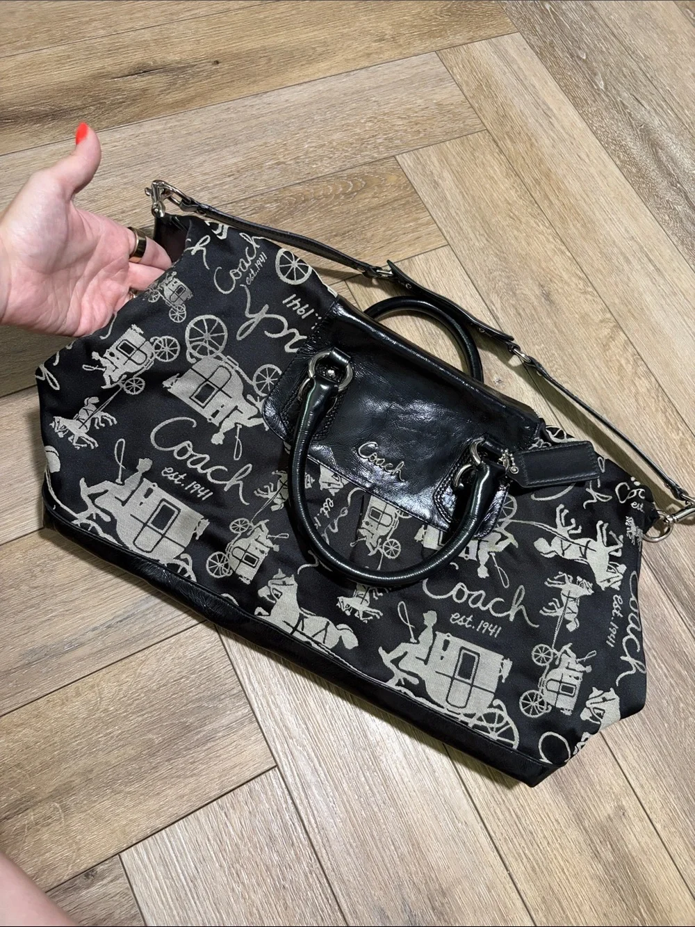 Vintage Coach Carriage Bag
